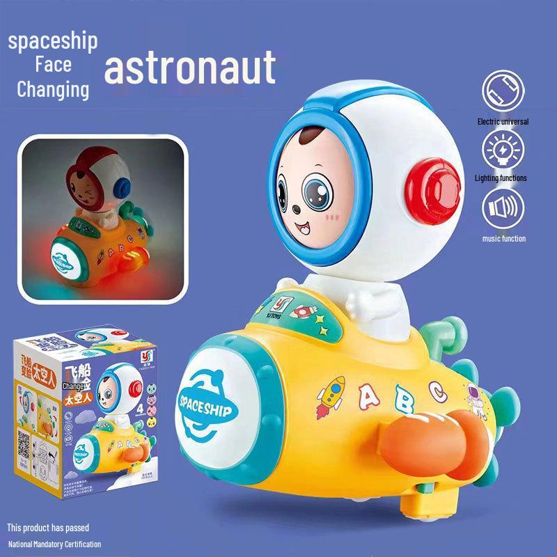 Spaceship Face-Changing Cartoon Toy: Children s Balance Bike with Omni-Directional Movement, Lights, Music, and Cute Expressions.
Spaceship Face-Changing Cartoon Toy: Children s Balance Bike with Omni-Directional Movement, Lights, Music, and Cute Expressions.
