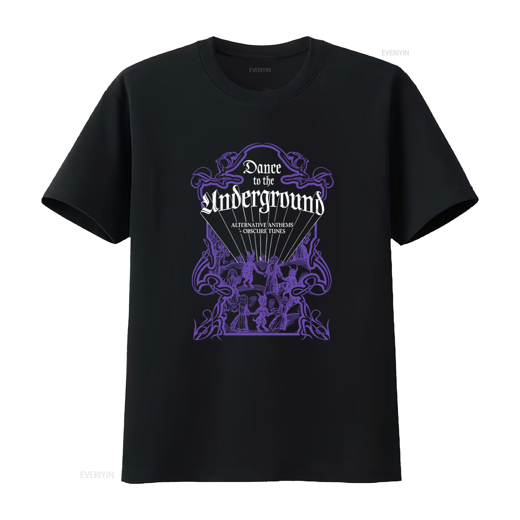 Underground T Shirt Occult With Dancing Demons Dark Queer Magic Punk Halloween Alternative Anthems Obscure Tunes Design Casual 4XL
Underground T Shirt Occult With Dancing Demons Dark Queer Magic Punk Halloween Alternative Anthems Obscure Tunes Design Casual 4XL