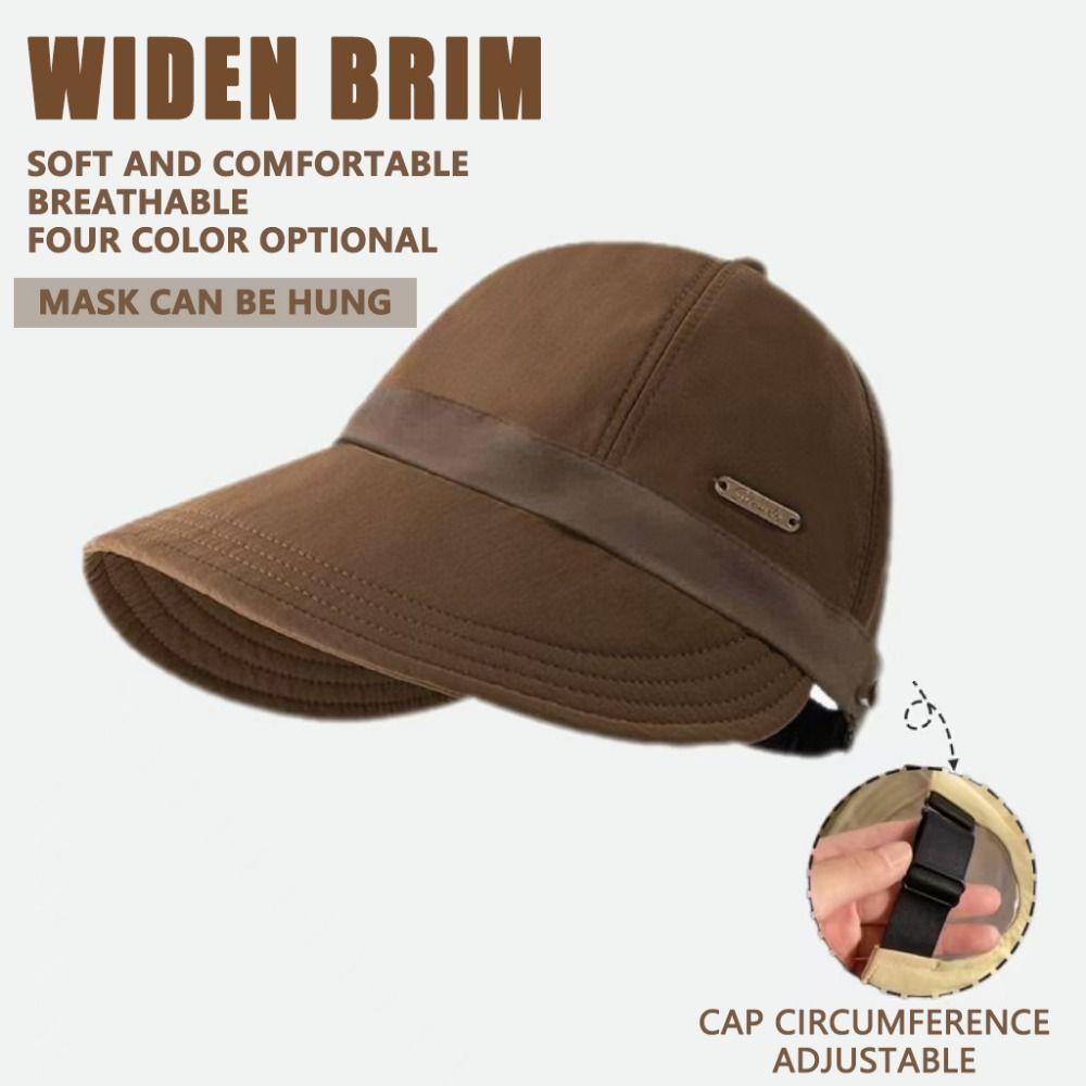 Solid Color Wide Brim Sun Hat Casual Sun Protection Cap Peaked Cap Duckbill Hat Travel чорний
Solid Color Wide Brim Sun Hat Casual Sun Protection Cap Peaked Cap Duckbill Hat Travel чорний