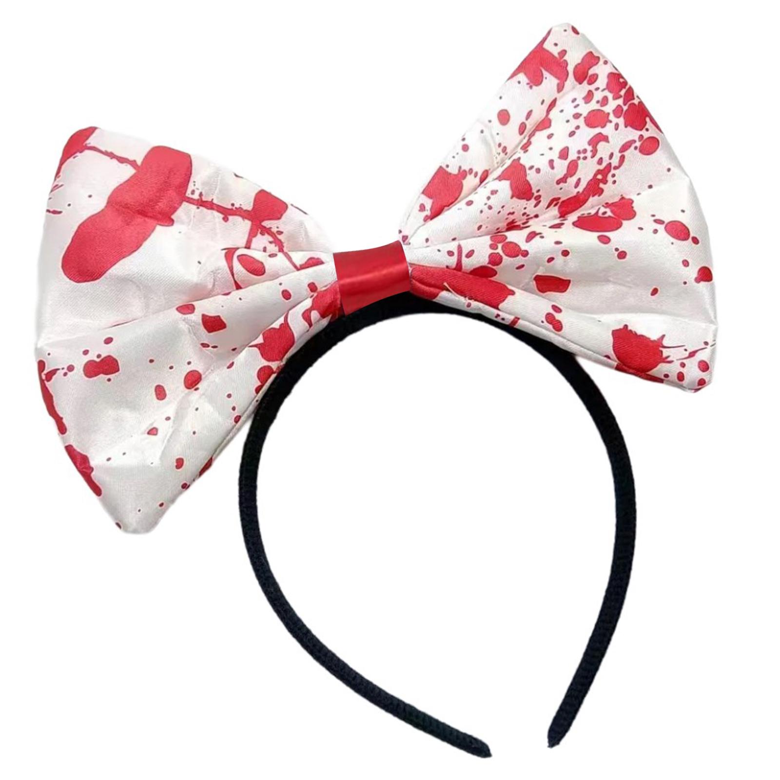 Halloween Bow Headband Horror Theme Hair Hoop Bloody Print Hair Accessory for Halloween Enthusiasts and Party Goers A
Halloween Bow Headband Horror Theme Hair Hoop Bloody Print Hair Accessory for Halloween Enthusiasts and Party Goers A