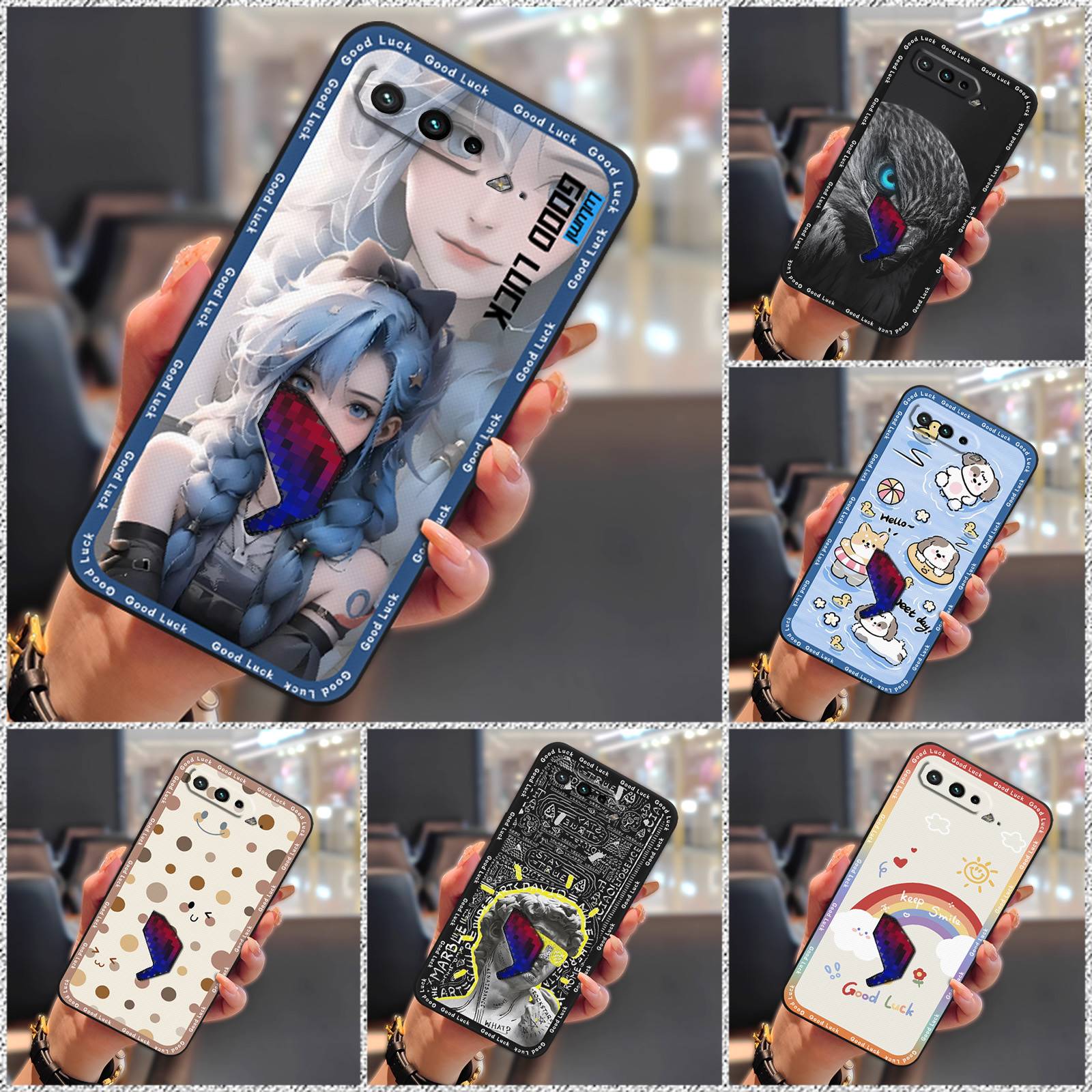 Anti-dust Silicone Phone Case For Asus ROG Phone5/5S/5Pro/5UltimateZS673KS Dirt-resistant Cartoon Full wrap Soft case Asus ROG Phone5/5S/5Pro/5
Anti-dust Silicone Phone Case For Asus ROG Phone5/5S/5Pro/5UltimateZS673KS Dirt-resistant Cartoon Full wrap Soft case Asus ROG Phone5/5S/5Pro/5