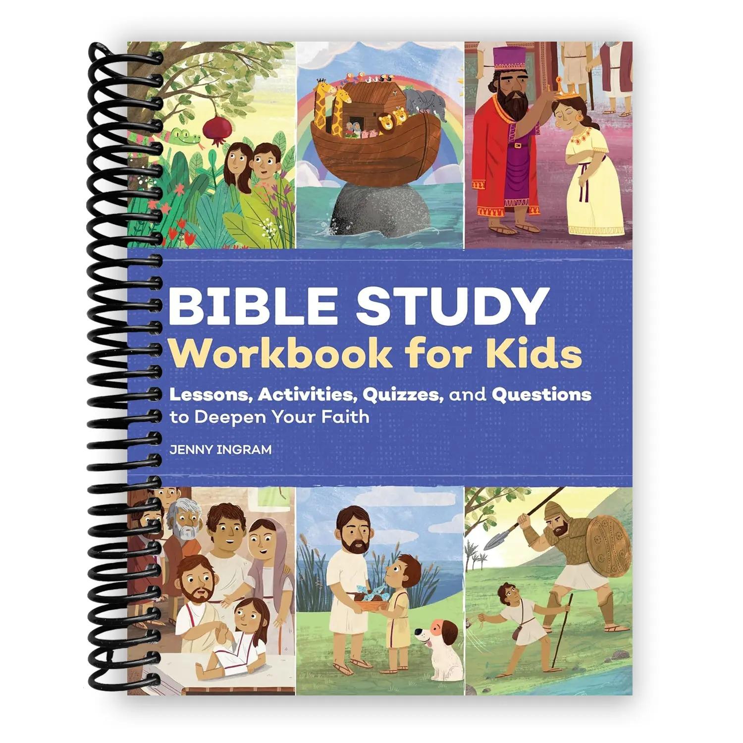 Bible Study Workbook for Kids: Lessons, Activities, Quizzes, and Questions to Deepen Your Faith (Spiral Bound) 1PACK
Bible Study Workbook for Kids: Lessons, Activities, Quizzes, and Questions to Deepen Your Faith (Spiral Bound) 1PACK