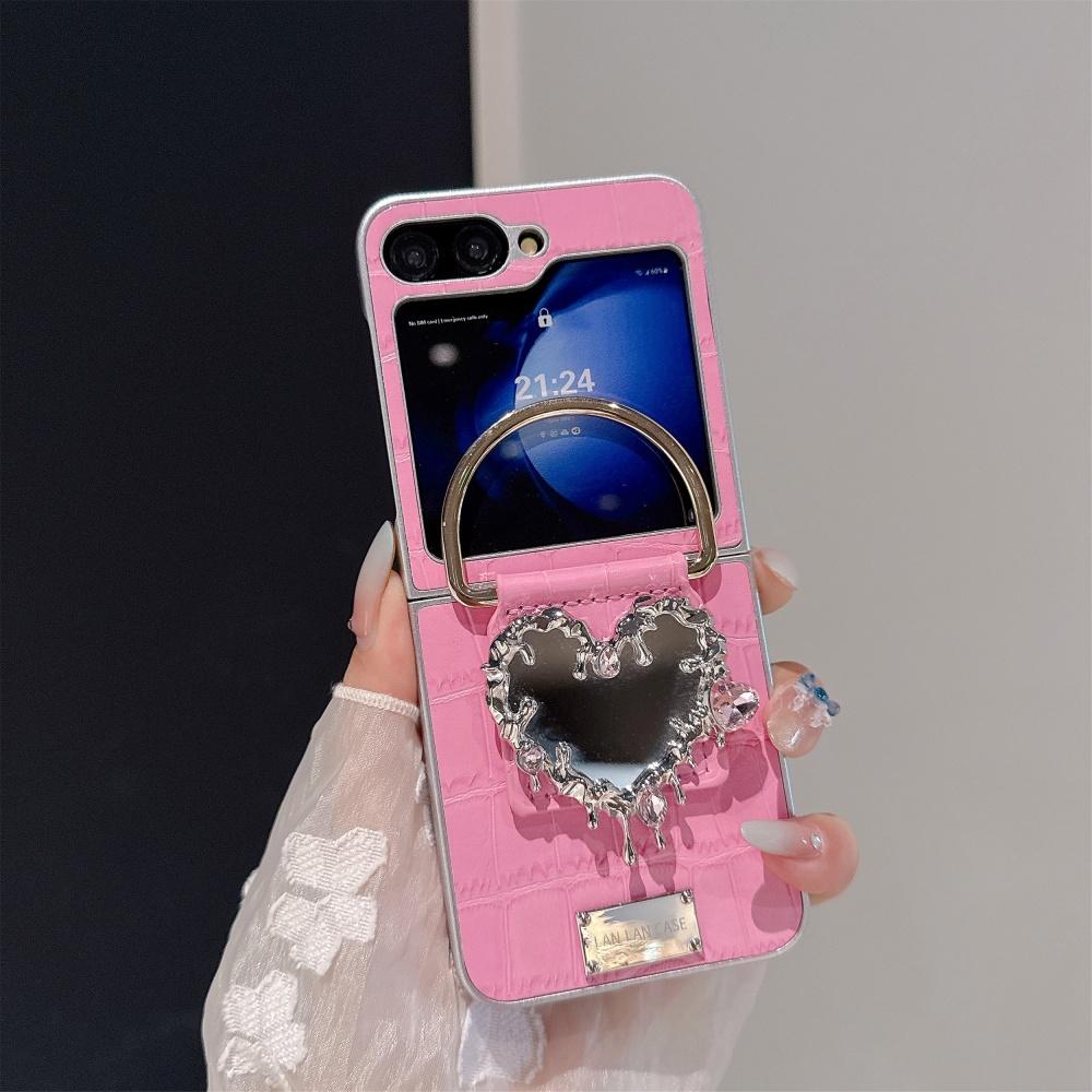 Cute Love Heart Mirror Crocodile Pattern Case for Samsung Galaxy Z Flip 7 6 5 4 3 flip7 Zflip Ring Holder Bracket Leather Cover Galaxy Z Flip3 5G
Cute Love Heart Mirror Crocodile Pattern Case for Samsung Galaxy Z Flip 7 6 5 4 3 flip7 Zflip Ring Holder Bracket Leather Cover Galaxy Z Flip3 5G