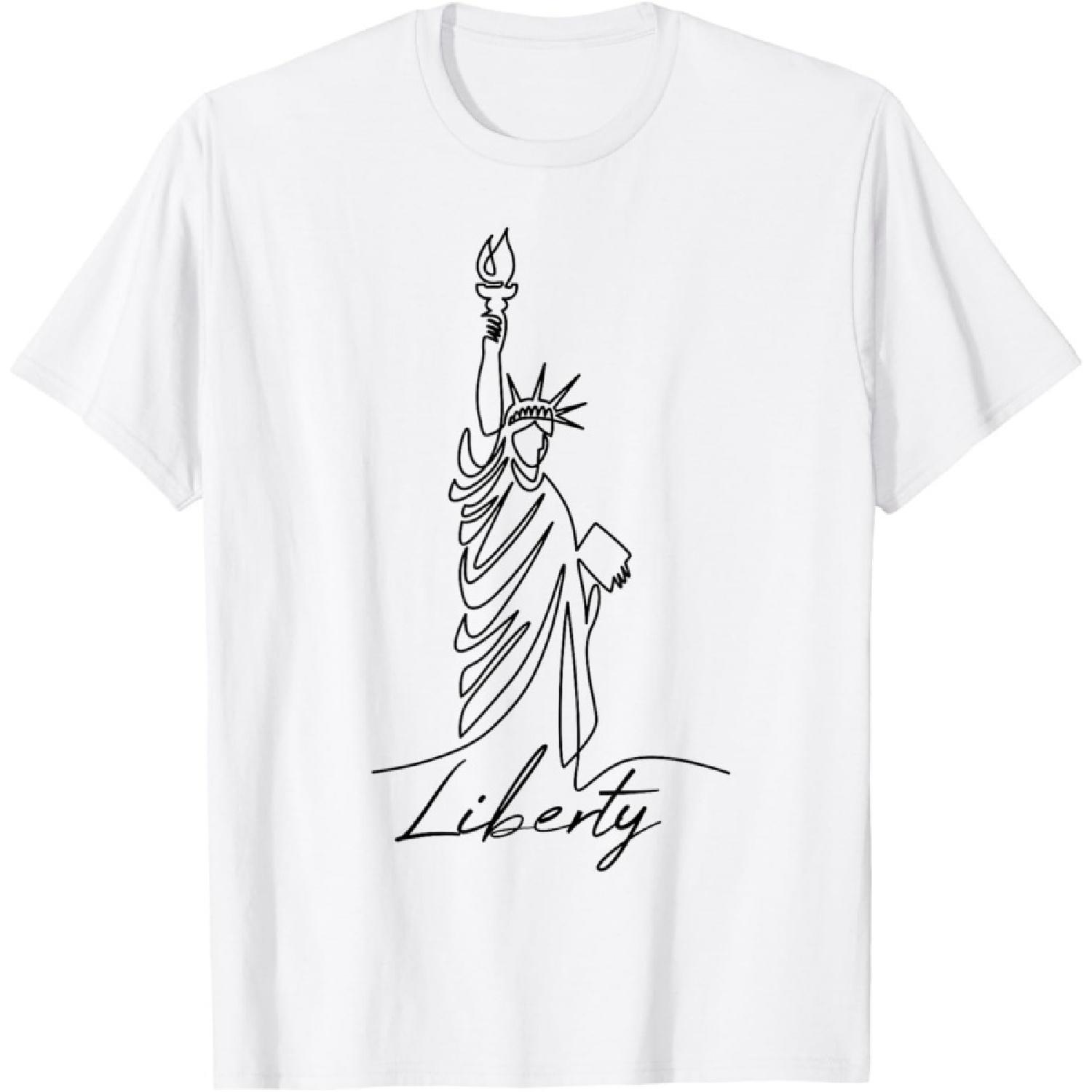 Statue of Liberty Hand Drawn One Line New Art Drawing York T-Shirt XXXXXL білий
Statue of Liberty Hand Drawn One Line New Art Drawing York T-Shirt XXXXXL білий