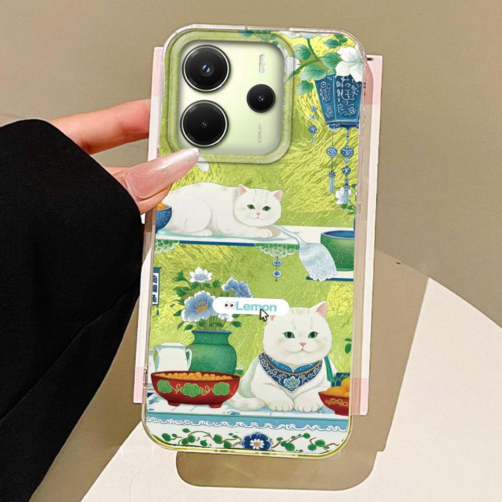 Lucky Cat Vortex Texture Women Girl Phone Case for Xiaomi Redmi Note 14 13 12 11 11S 10 9 8 Pro 9C 13C 14C A5 A3 A4 A3X A1 Cover Redmi Note 13 5G білий
Lucky Cat Vortex Texture Women Girl Phone Case for Xiaomi Redmi Note 14 13 12 11 11S 10 9 8 Pro 9C 13C 14C A5 A3 A4 A3X A1 Cover Redmi Note 13 5G білий