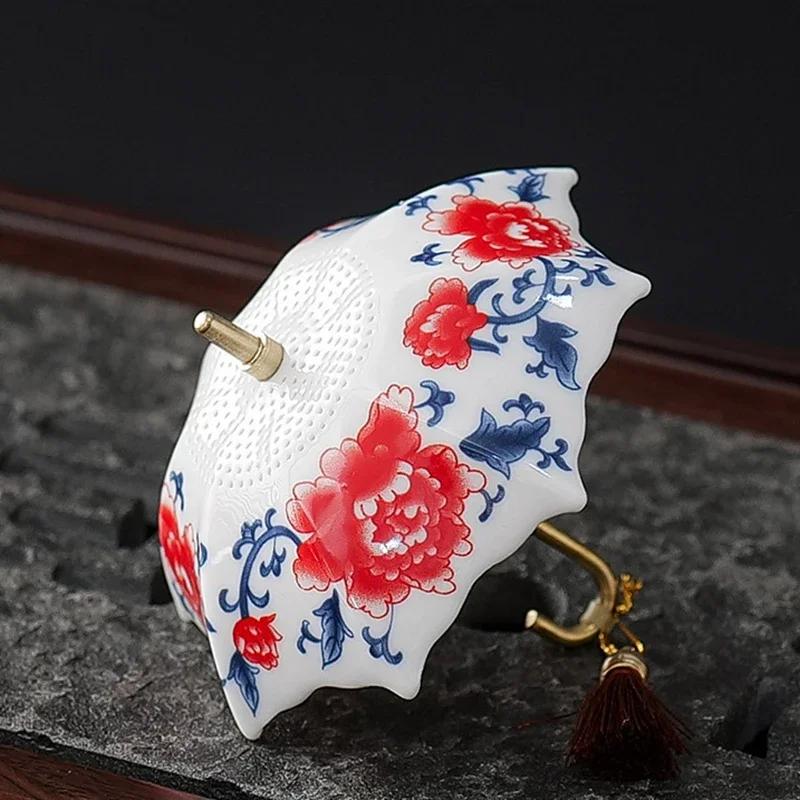 Classic Umbrella Tea Filter Umbrella Tea Strainers Ceramic Tea Infusers Reusable Floral Tea Leak For Gongfu Tea Table Decor
Classic Umbrella Tea Filter Umbrella Tea Strainers Ceramic Tea Infusers Reusable Floral Tea Leak For Gongfu Tea Table Decor
