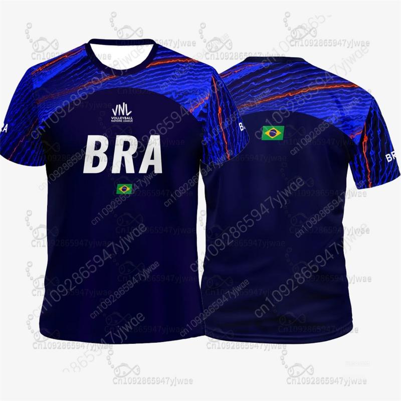 Brazil VNL Volleyball Jersey 3d Contrasting Sportswear T-Shirt Loose Quick Drying Short Sleeved Summer Men S Outdoor Fitness Top 6XL
Brazil VNL Volleyball Jersey 3d Contrasting Sportswear T-Shirt Loose Quick Drying Short Sleeved Summer Men S Outdoor Fitness Top 6XL