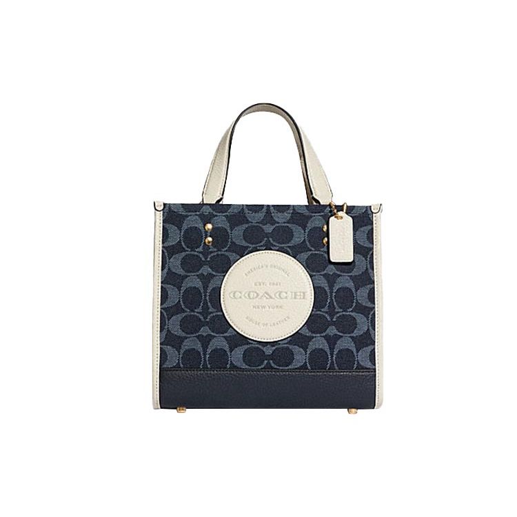 Coach Dempsey 22 Classic Monogram Canvas Tote Bag Women Tote Bags Denim-Blue White C8582-IMDEI Basic Set (Bag+Dust Bag)
Coach Dempsey 22 Classic Monogram Canvas Tote Bag Women Tote Bags Denim-Blue White C8582-IMDEI Basic Set (Bag+Dust Bag)