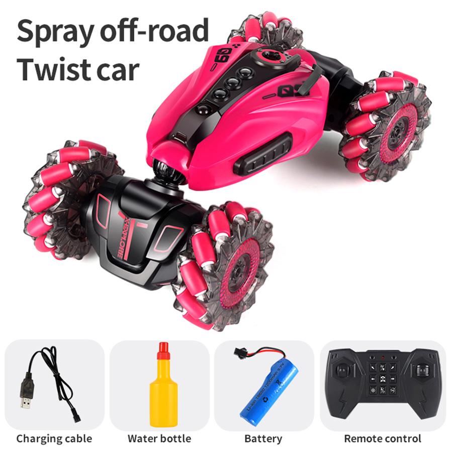 4WD RC Drift Car з музичними світлодіодними ліхтарями 2.4G Жестове радіо Пульт дистанційного керування Спрей Трюк Автомобіль, що обертається на 360° Авто для скелелазіння Іграшки в подарунок
4WD RC Drift Car з музичними світлодіодними ліхтарями 2.4G Жестове радіо Пульт дистанційного керування Спрей Трюк Автомобіль, що обертається на 360° Авто для скелелазіння Іграшки в подарунок