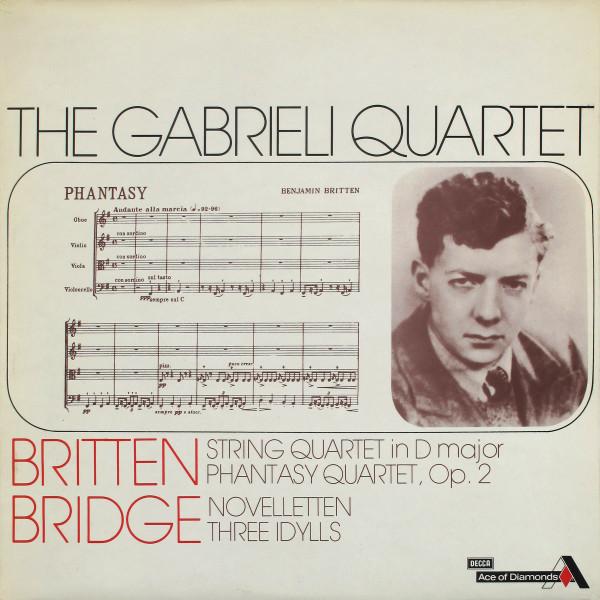 LP Record GABRIELI QUARTET BRITTEN BRIDGE String Quartet In D Major Phantas SDD497 ACE OF DIAMOND 1977 UK Classical Used
LP Record GABRIELI QUARTET BRITTEN BRIDGE String Quartet In D Major Phantas SDD497 ACE OF DIAMOND 1977 UK Classical Used