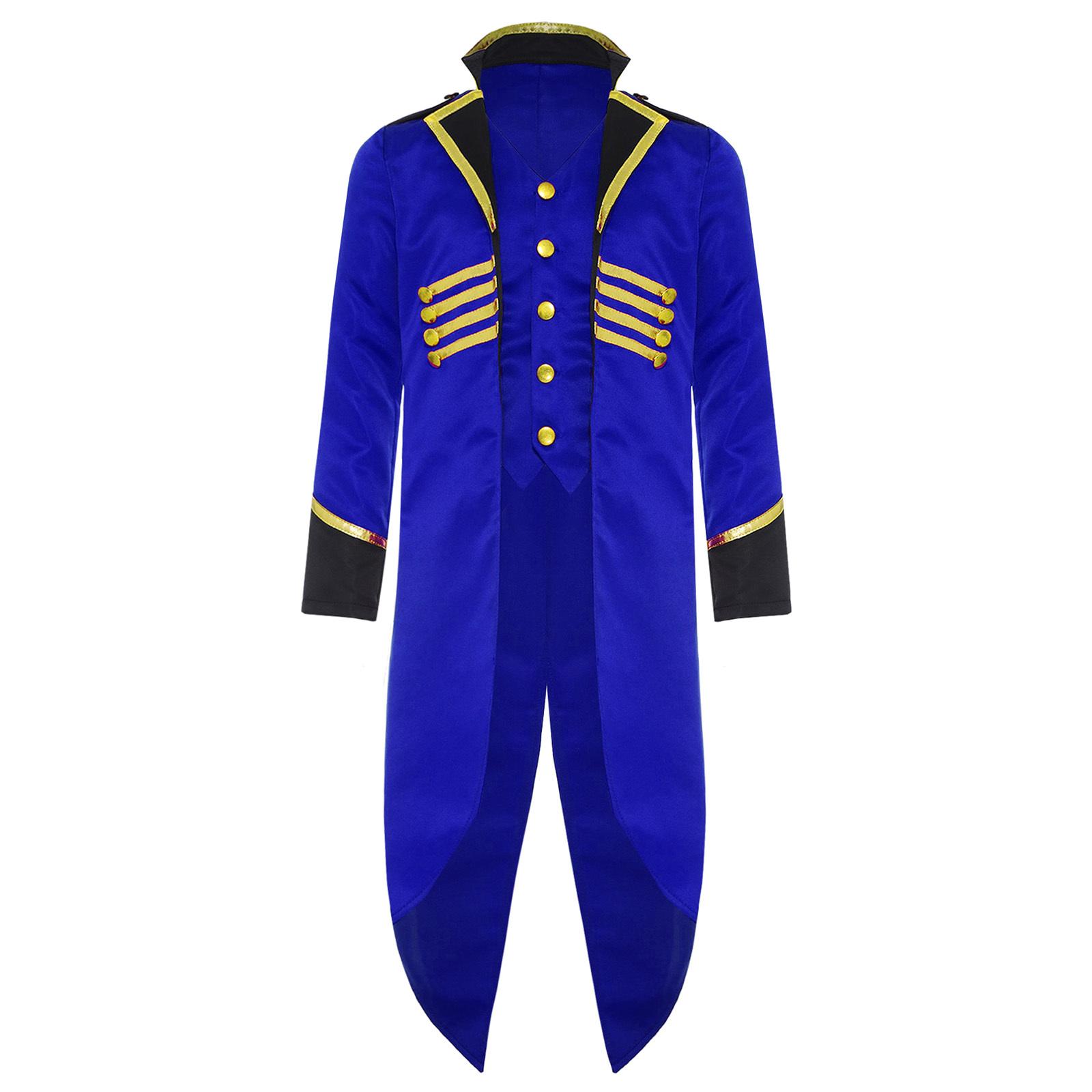 Kids Steampunk Tailcoat Costume Vintage Medieval Design Long Sleeve Fake Two Piece Tuxedo Victorian Elegant Jacket 13-14 Years королівський синій колір
Kids Steampunk Tailcoat Costume Vintage Medieval Design Long Sleeve Fake Two Piece Tuxedo Victorian Elegant Jacket 13-14 Years королівський синій колір