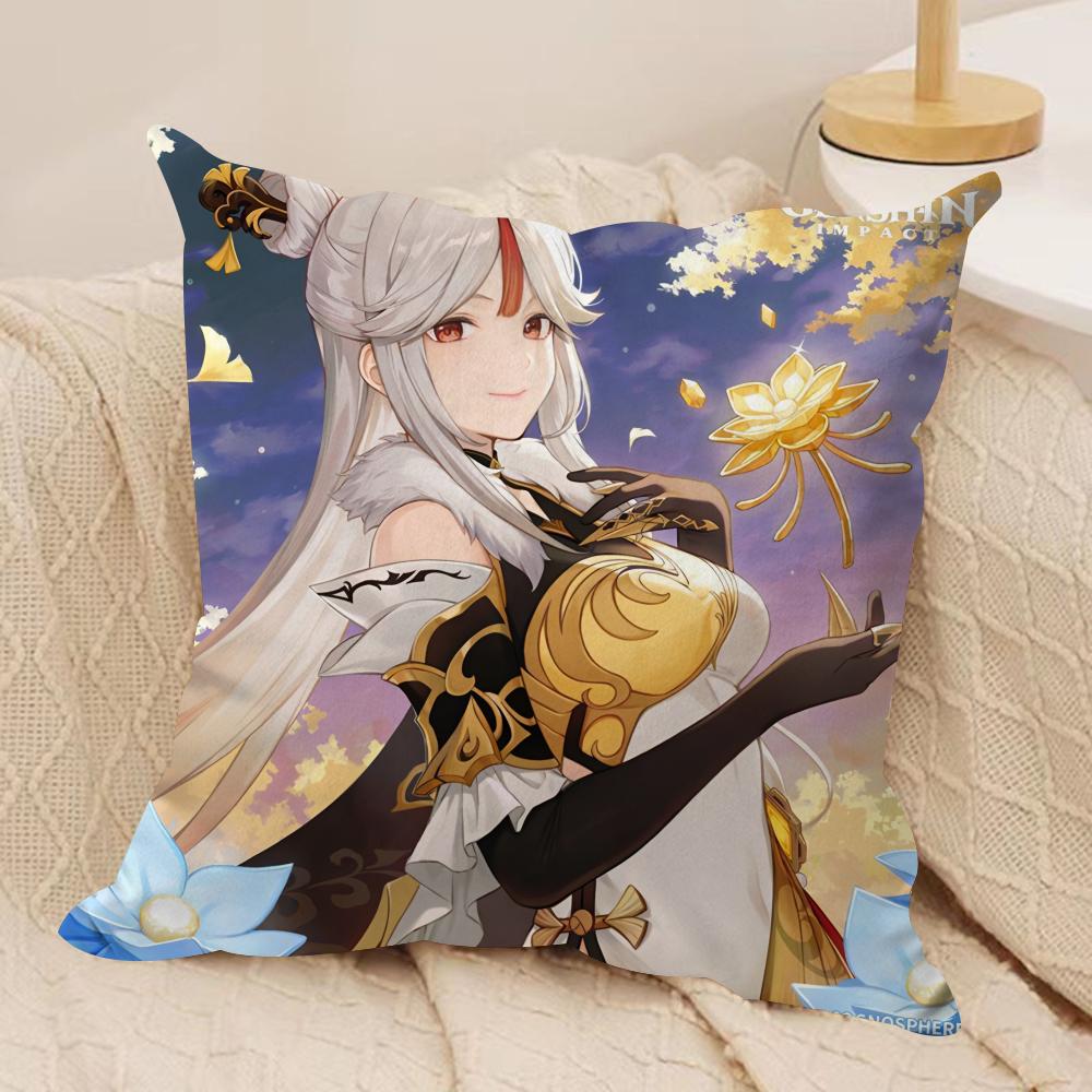 Ningguang Genshin Impact Cushion Cover Silky Short Plush Invisible Zipper Dustproof Sofa Pillow Case for Home Decor 30x30cm
Ningguang Genshin Impact Cushion Cover Silky Short Plush Invisible Zipper Dustproof Sofa Pillow Case for Home Decor 30x30cm