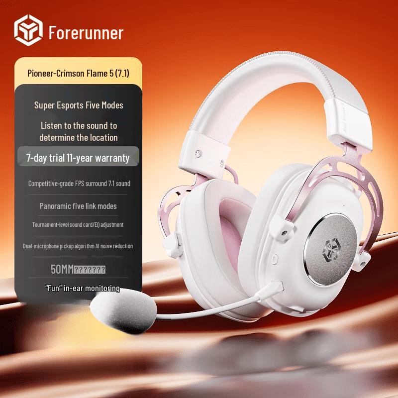 Forwarder Crimson Flame 5 Tri-Mode Wireless Gaming Headset
Forwarder Crimson Flame 5 Tri-Mode Wireless Gaming Headset