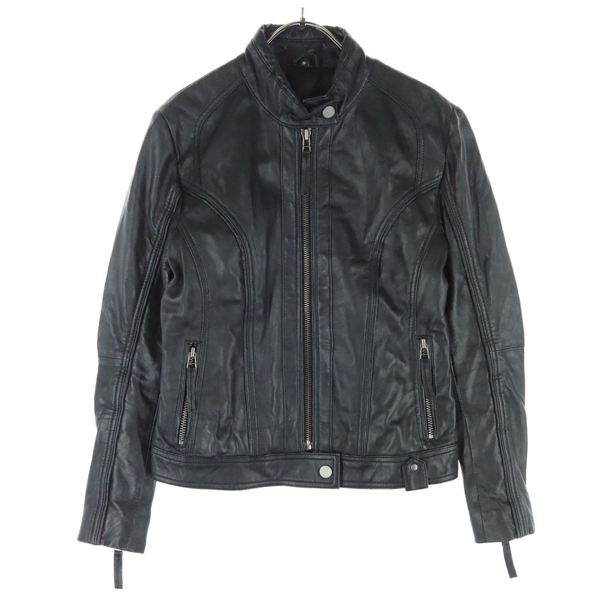 Haruf Long sleeve leather jacket 36 black Women Used
Haruf Long sleeve leather jacket 36 black Women Used