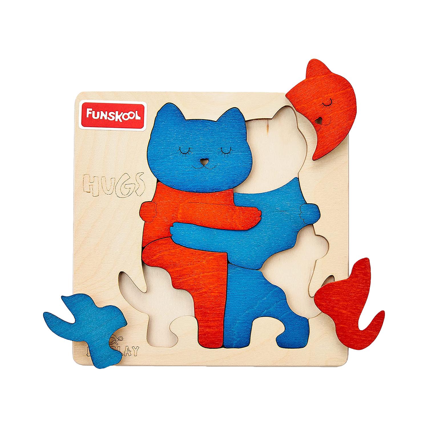 Деревянные пазлы EKOPLAY Hugs Cat для детей, пазлы из 8 предметов, развивающие игрушки 
Деревянные пазлы EKOPLAY Hugs Cat для детей, пазлы из 8 предметов, развивающие игрушки