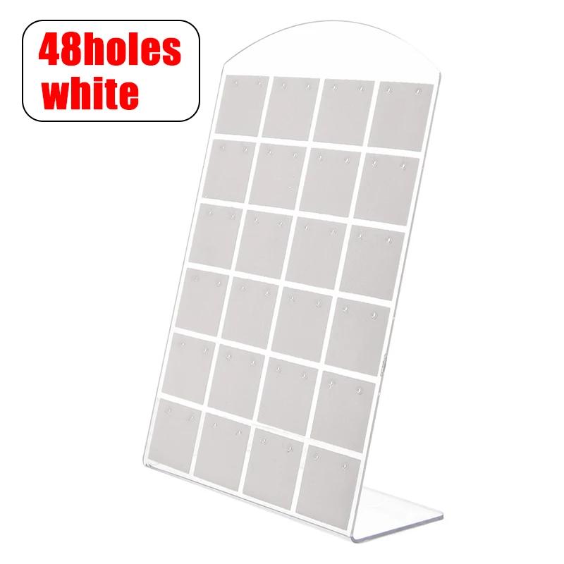 48/72 Holes Earring Jewelry Display Holder Mould Plastic Earrings Display Stand Storage Case Rack Stand Showcase Organizer Shelf
48/72 Holes Earring Jewelry Display Holder Mould Plastic Earrings Display Stand Storage Case Rack Stand Showcase Organizer Shelf
