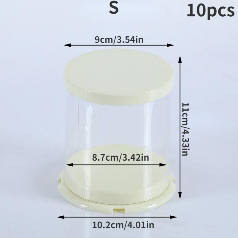 10Pcs Round Clear Cake Box for 2 inch Transparent Bakery Package Gift Boxes Cupcake Cookies Boxes with Lid for Carry Tall Layer Only Box
10Pcs Round Clear Cake Box for 2 inch Transparent Bakery Package Gift Boxes Cupcake Cookies Boxes with Lid for Carry Tall Layer Only Box