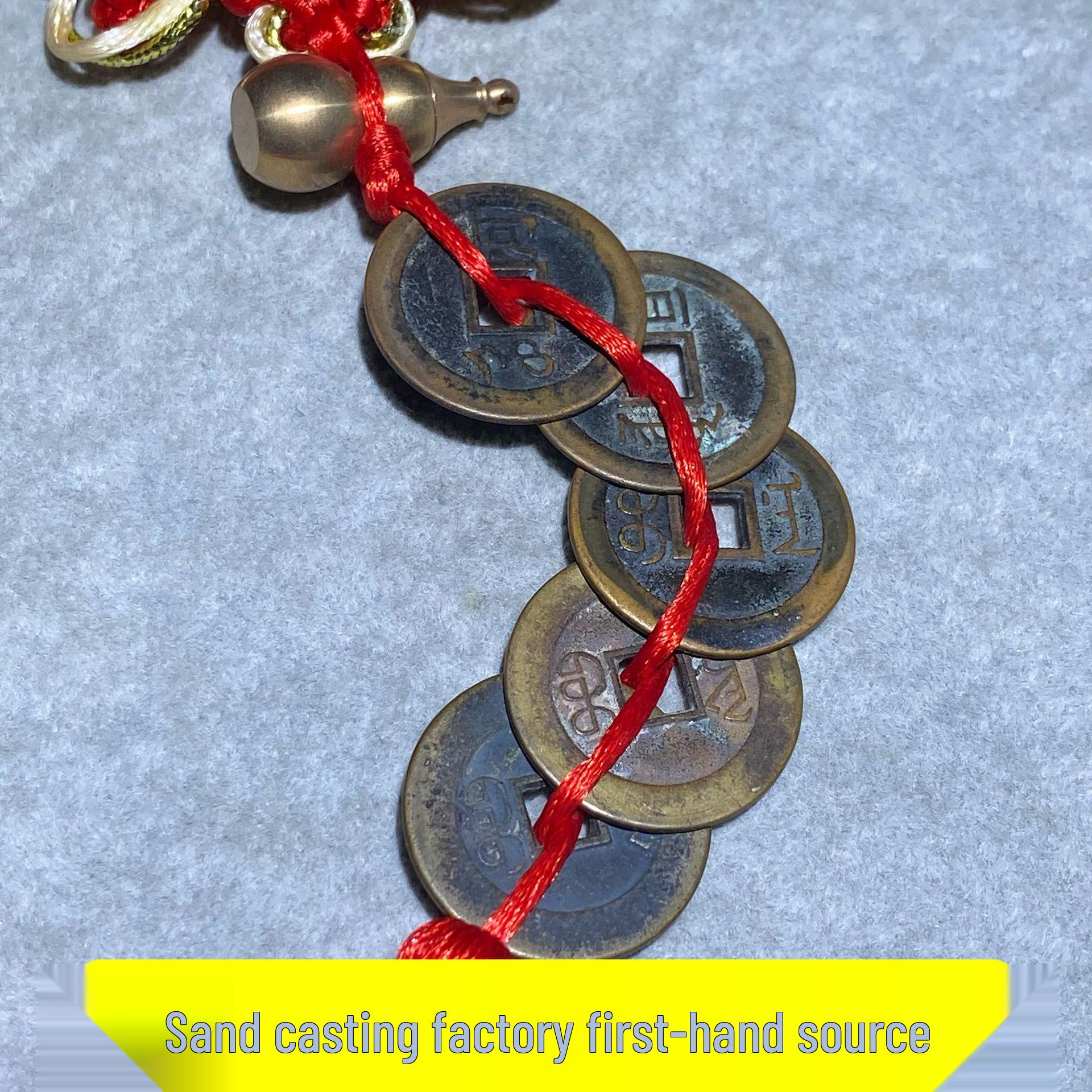 Five Emperors Authentic Brass Threshold and Over-Door Coins - Ancient Copper Coins for Entryway Copper
Five Emperors Authentic Brass Threshold and Over-Door Coins - Ancient Copper Coins for Entryway Copper