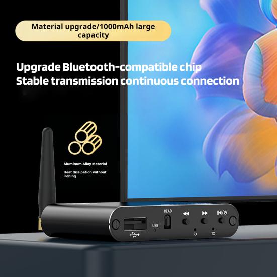 2-в-1 Bluetooth-сумісний передавач Пульт дистанційного керування Компактний дизайн Бездротовий стереоприймач Високоякісний аудіоадаптер чорний
2-в-1 Bluetooth-сумісний передавач Пульт дистанційного керування Компактний дизайн Бездротовий стереоприймач Високоякісний аудіоадаптер чорний