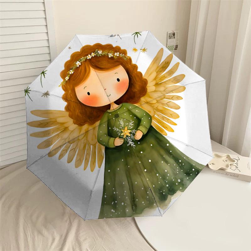 1PC Angel Wings Automatic Open/Close Umbrella with Windproof, 8-Rib Sturdy Canopy, Durable Ribs, Fashionable Design1321A
1PC Angel Wings Automatic Open/Close Umbrella with Windproof, 8-Rib Sturdy Canopy, Durable Ribs, Fashionable Design1321A