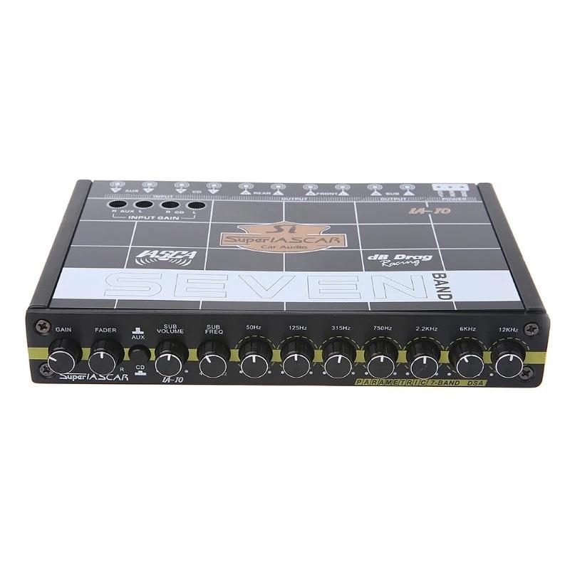7-Band Car Audio EQ & Crossover Amplifier
7-Band Car Audio EQ & Crossover Amplifier