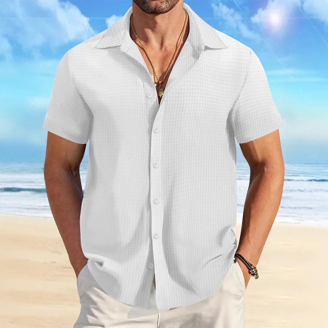Fashionable Men s Summer Men s Fashion Checkered Jacquard Business Slim Fit Casual Shirt Short Sleeved Shirt S рожевий
Fashionable Men s Summer Men s Fashion Checkered Jacquard Business Slim Fit Casual Shirt Short Sleeved Shirt S рожевий