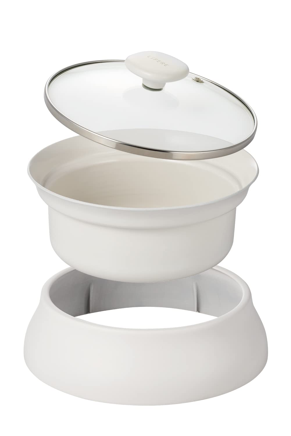 ELECOM IH Cooking Heater HAC-IH01CWH Dedicated Deep Pot Plate Only Full Water Capacity Approximately 1.5L HOTDISH cocotte LiFERE White HAC-IHC01WH
ELECOM IH Cooking Heater HAC-IH01CWH Dedicated Deep Pot Plate Only Full Water Capacity Approximately 1.5L HOTDISH cocotte LiFERE White HAC-IHC01WH