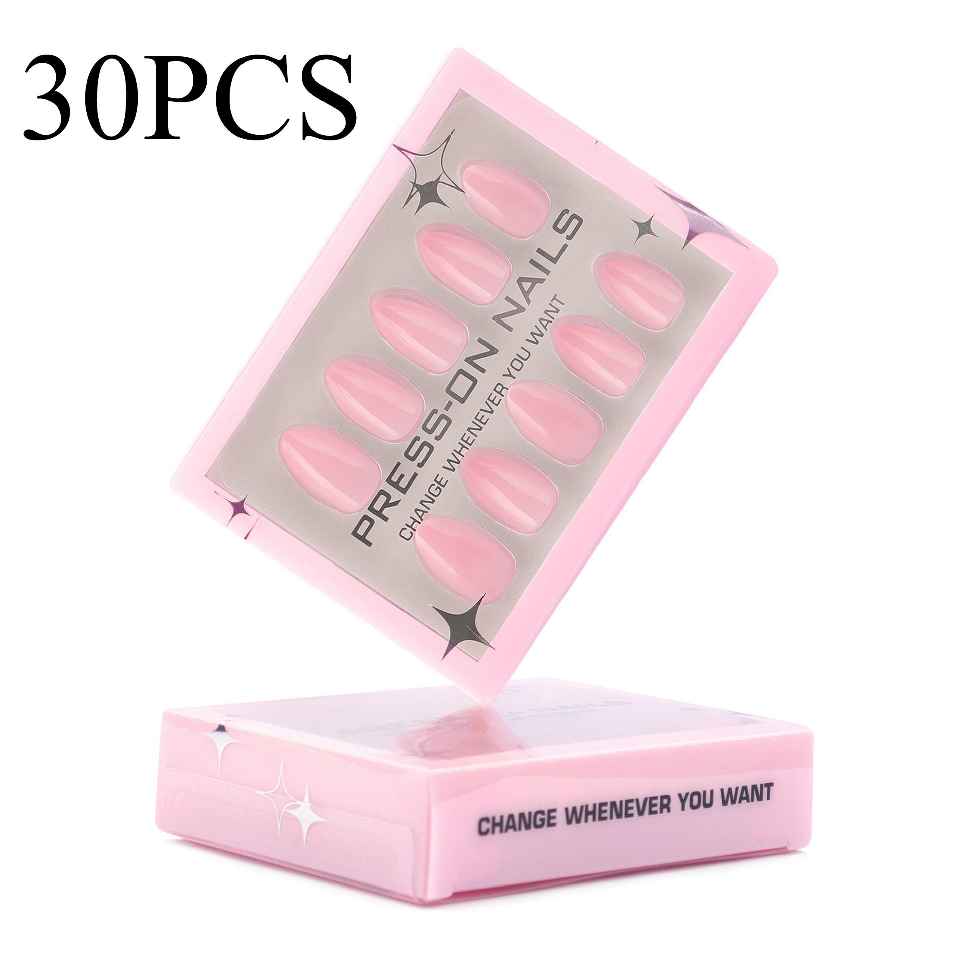 30PCS Pure Color Gel Nail Enhancement False Nail Simple Short Almond Shape Can Be Repeatedly Worn Nail Piece False Nails Tip
30PCS Pure Color Gel Nail Enhancement False Nail Simple Short Almond Shape Can Be Repeatedly Worn Nail Piece False Nails Tip
