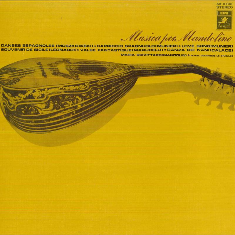 LP Record MARIA SCIVITTAROMANDOLINDOMINIQU Musica Per Mandlino AA8702 TOSHIBA EMI Japan Classical Used
LP Record MARIA SCIVITTAROMANDOLINDOMINIQU Musica Per Mandlino AA8702 TOSHIBA EMI Japan Classical Used