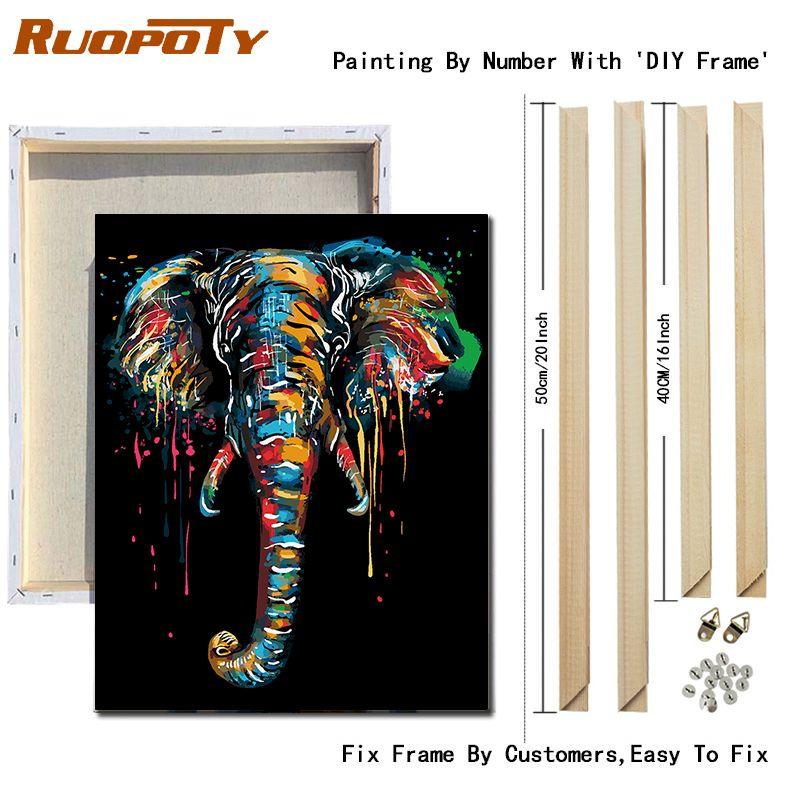 Ruopoty DIY рамка DIY картины по номерам набор красок цветные животные настенная художественная картина холст Painitng ручная роспись для художественных работ 40x50 см
Ruopoty DIY рамка DIY картины по номерам набор красок цветные животные настенная художественная картина холст Painitng ручная роспись для художественных работ 40x50 см