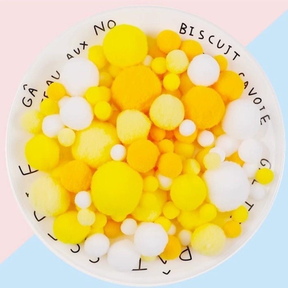 New Craft DIY Pompom Fluffy Balls 10-30mm Pompoms Fur Ball Mixed Size Stuffed Macaron Pompoms Kids Toy жёлтый
New Craft DIY Pompom Fluffy Balls 10-30mm Pompoms Fur Ball Mixed Size Stuffed Macaron Pompoms Kids Toy жёлтый