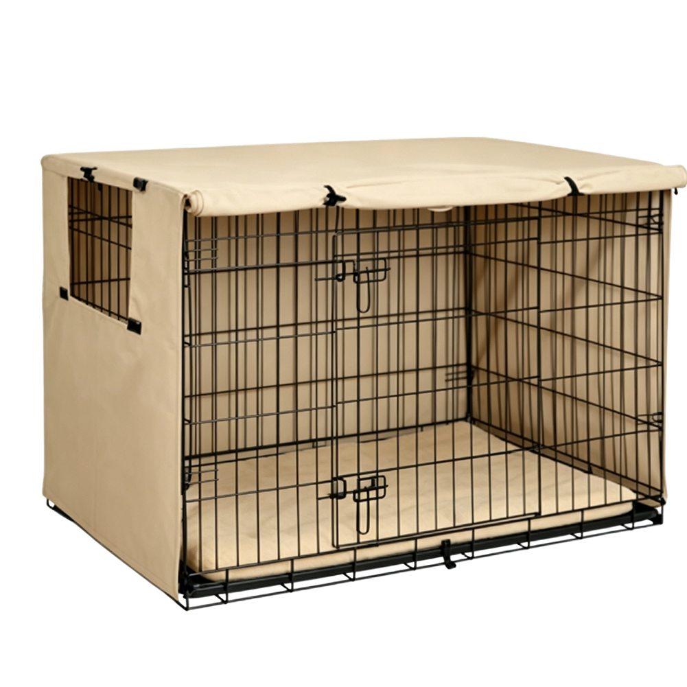 Dog Kennel Cover 210D for 94 61 63.5 cm Crates - Ventilated Shade Cover with Secure Non Slip Adjustable Straps бежевий
Dog Kennel Cover 210D for 94 61 63.5 cm Crates - Ventilated Shade Cover with Secure Non Slip Adjustable Straps бежевий