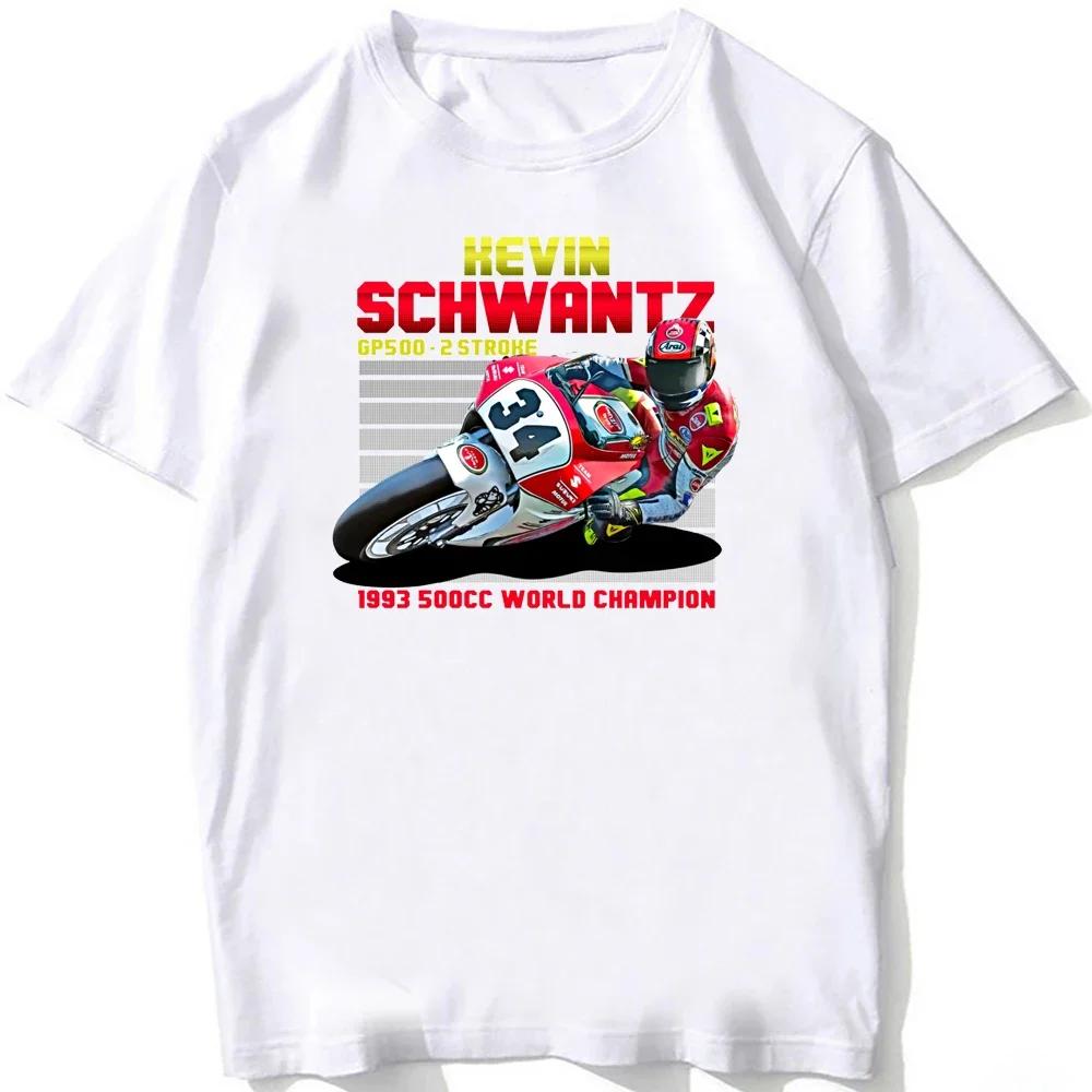 Kevin Schwantz 34 1993 GP 500cc Legend T-Shirt Men Short Sleeve Boy Adventure Sport Casual White Tops Man Motorcycle Rider Tees S
Kevin Schwantz 34 1993 GP 500cc Legend T-Shirt Men Short Sleeve Boy Adventure Sport Casual White Tops Man Motorcycle Rider Tees S