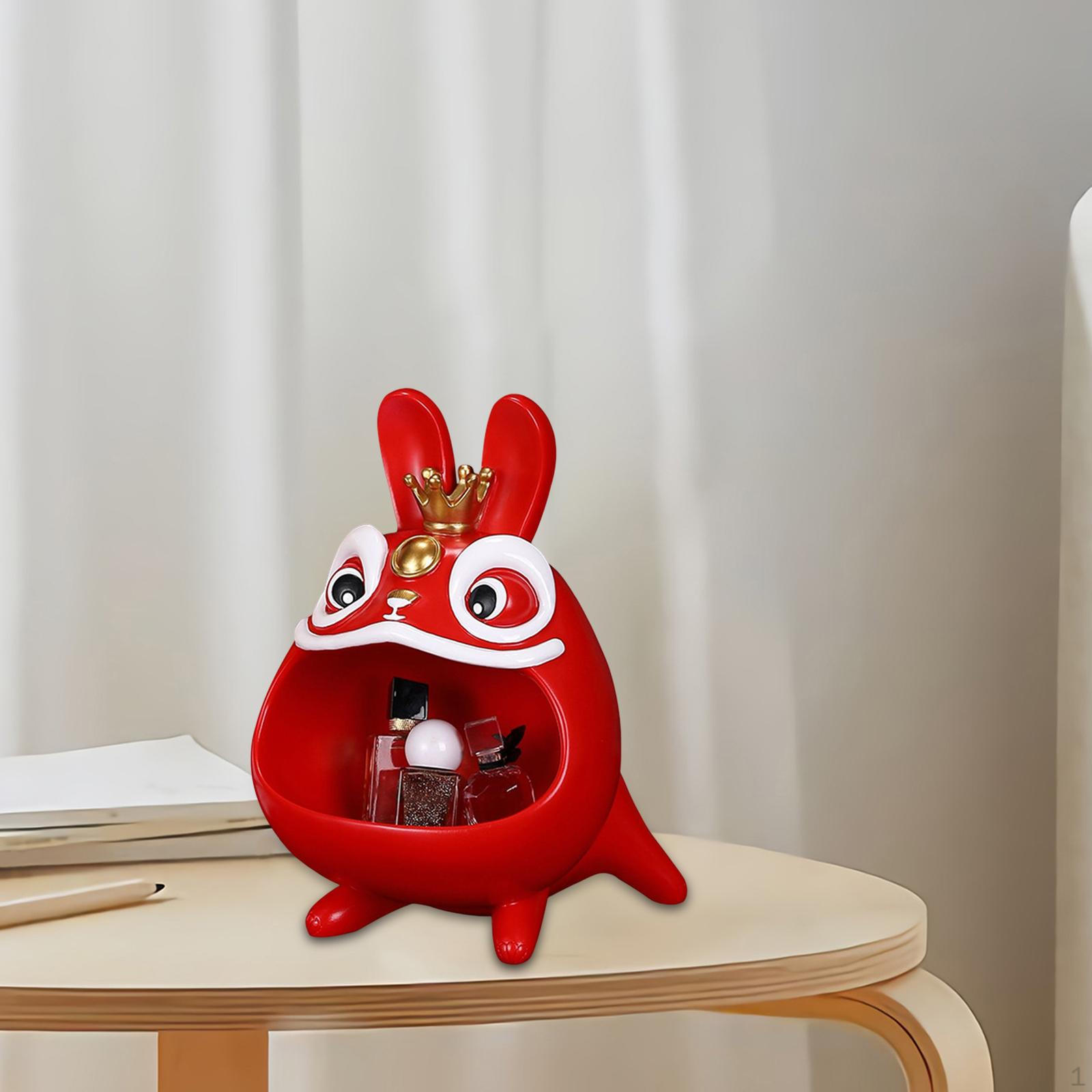 Chinese Bunny Storage Container Desktop Holder Decor for Bedside Tables Multi Purpose Handicraft
Chinese Bunny Storage Container Desktop Holder Decor for Bedside Tables Multi Purpose Handicraft