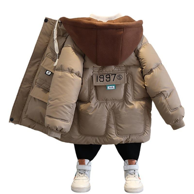 Kids Thick Winter Coat Boys Fleece Lined Down Jacket Washable Lambskin Outerwear Warm Padded Coat For Boys 110 чёрный
Kids Thick Winter Coat Boys Fleece Lined Down Jacket Washable Lambskin Outerwear Warm Padded Coat For Boys 110 чёрный