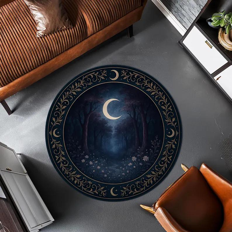 Yin Yang Cat Celestial Round Rug Mystical Starry Sky Cat Non-Slip Carpet Boho Aesthetic Home Decor Mat for Living Room Bedroom 80cm x 80cm
Yin Yang Cat Celestial Round Rug Mystical Starry Sky Cat Non-Slip Carpet Boho Aesthetic Home Decor Mat for Living Room Bedroom 80cm x 80cm