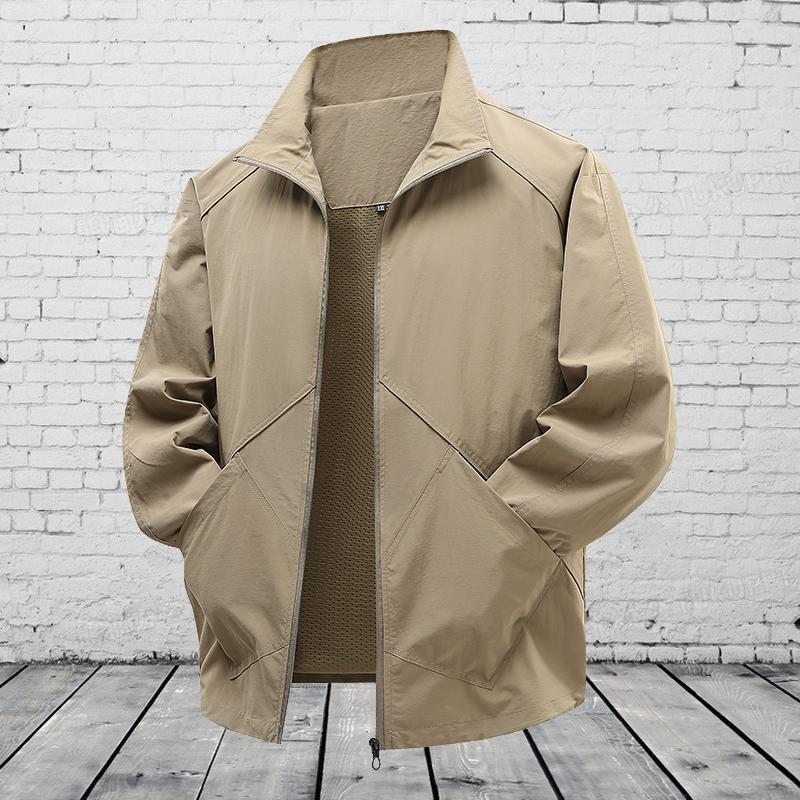 Однотонная куртка с воротником-стойкой для мужчин, высококачественная верхняя одежда, повседневная тонкая ветрозащитная молодежная куртка для папы, мужская одежда, топы Jeep XXXL дубильная кора
Однотонная куртка с воротником-стойкой для мужчин, высококачественная верхняя одежда, повседневная тонкая ветрозащитная молодежная куртка для папы, мужская одежда, топы Jeep XXXL дубильная кора