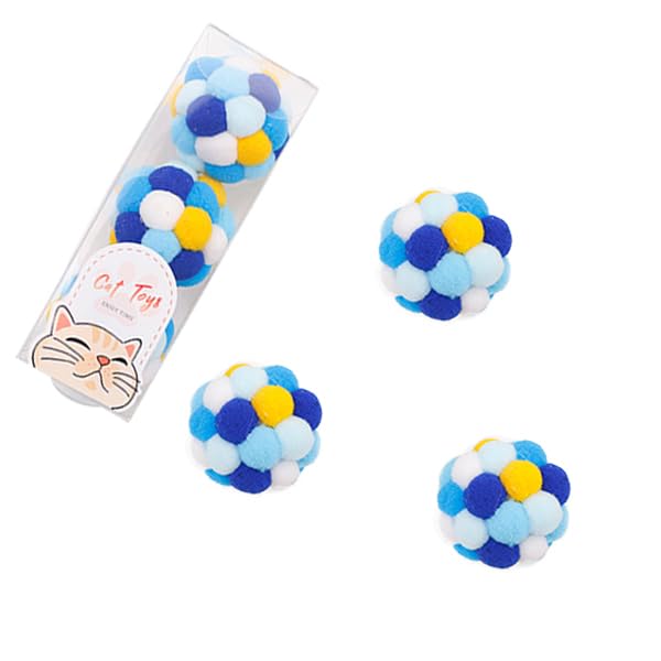 LOYELEY Cat Ball Felt Indoor Cat Rolling Pong Reliess For Cat Single Set of 3 Toy, Ball, Ball, Built Bell, Exercise, Play, Play, (синий)
LOYELEY Cat Ball Felt Indoor Cat Rolling Pong Reliess For Cat Single Set of 3 Toy, Ball, Ball, Built Bell, Exercise, Play, Play, (синий)