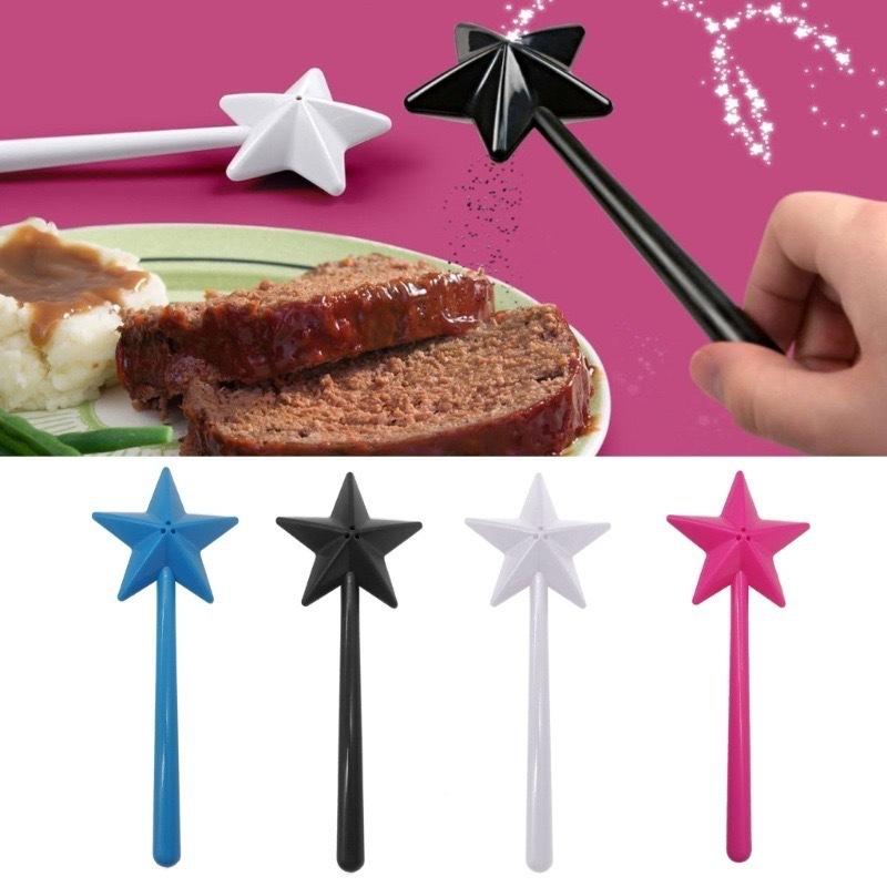 Pepper Seasoning Magic Wand Creative Salt and Pepper Shaker Magical Wands Shape Plastic Pepper Spices Dispenser Salt Bottle
Pepper Seasoning Magic Wand Creative Salt and Pepper Shaker Magical Wands Shape Plastic Pepper Spices Dispenser Salt Bottle
