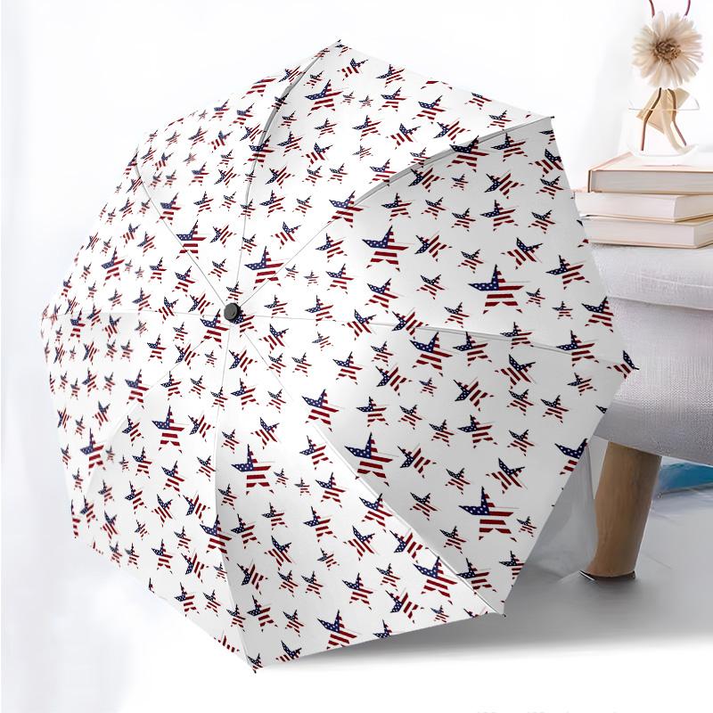 Colorful Stars Themed Folding Umbrella Fashion Auto-Open 8 Iron Ribs Plastic Handle Foldable Sunshade Perfect Christmas Gifts
Colorful Stars Themed Folding Umbrella Fashion Auto-Open 8 Iron Ribs Plastic Handle Foldable Sunshade Perfect Christmas Gifts