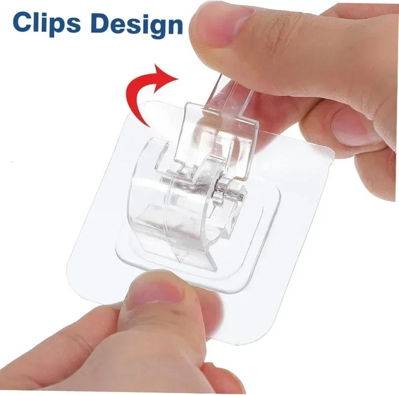 2/24PCS Self Adhesive Hooks Punch-free Curtain Rod Clip Hook Window Curtains Wall Hanging Holder Household Clamp Fixed Clip 2PCS
2/24PCS Self Adhesive Hooks Punch-free Curtain Rod Clip Hook Window Curtains Wall Hanging Holder Household Clamp Fixed Clip 2PCS