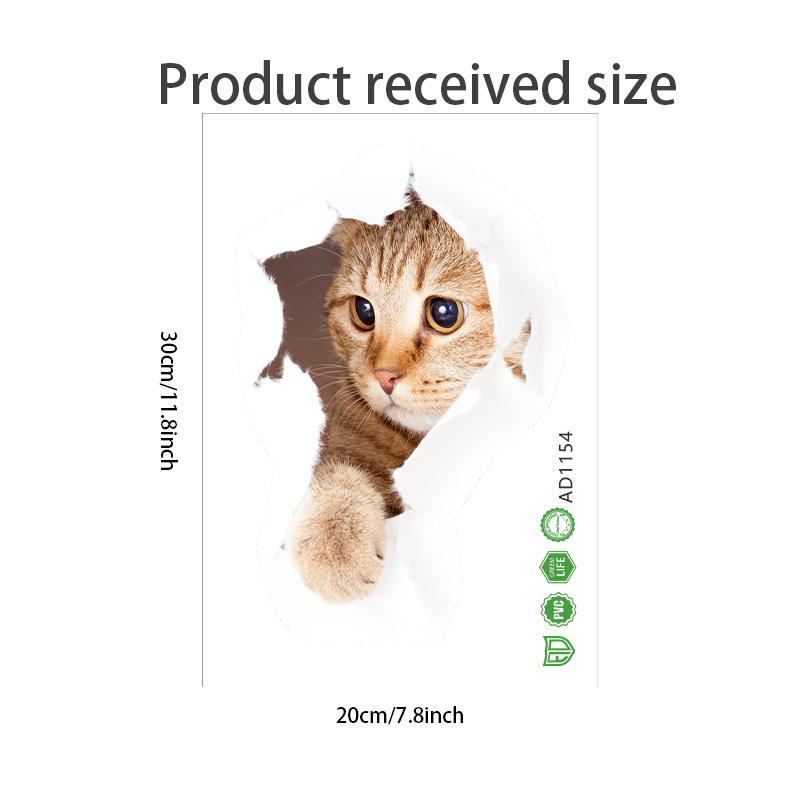 Tearable Peeping Kitten Toilet Sticker 3D Effect Bathroom Toilet Seat Waterproof Sticker Home Decoration Self-adhesive
Tearable Peeping Kitten Toilet Sticker 3D Effect Bathroom Toilet Seat Waterproof Sticker Home Decoration Self-adhesive