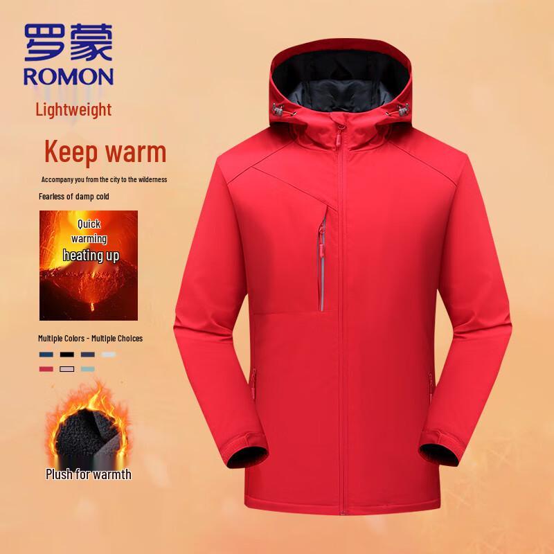 ROMON Men s Hooded Water-Repellent Warm Fleece Jacket 4XL
ROMON Men s Hooded Water-Repellent Warm Fleece Jacket 4XL