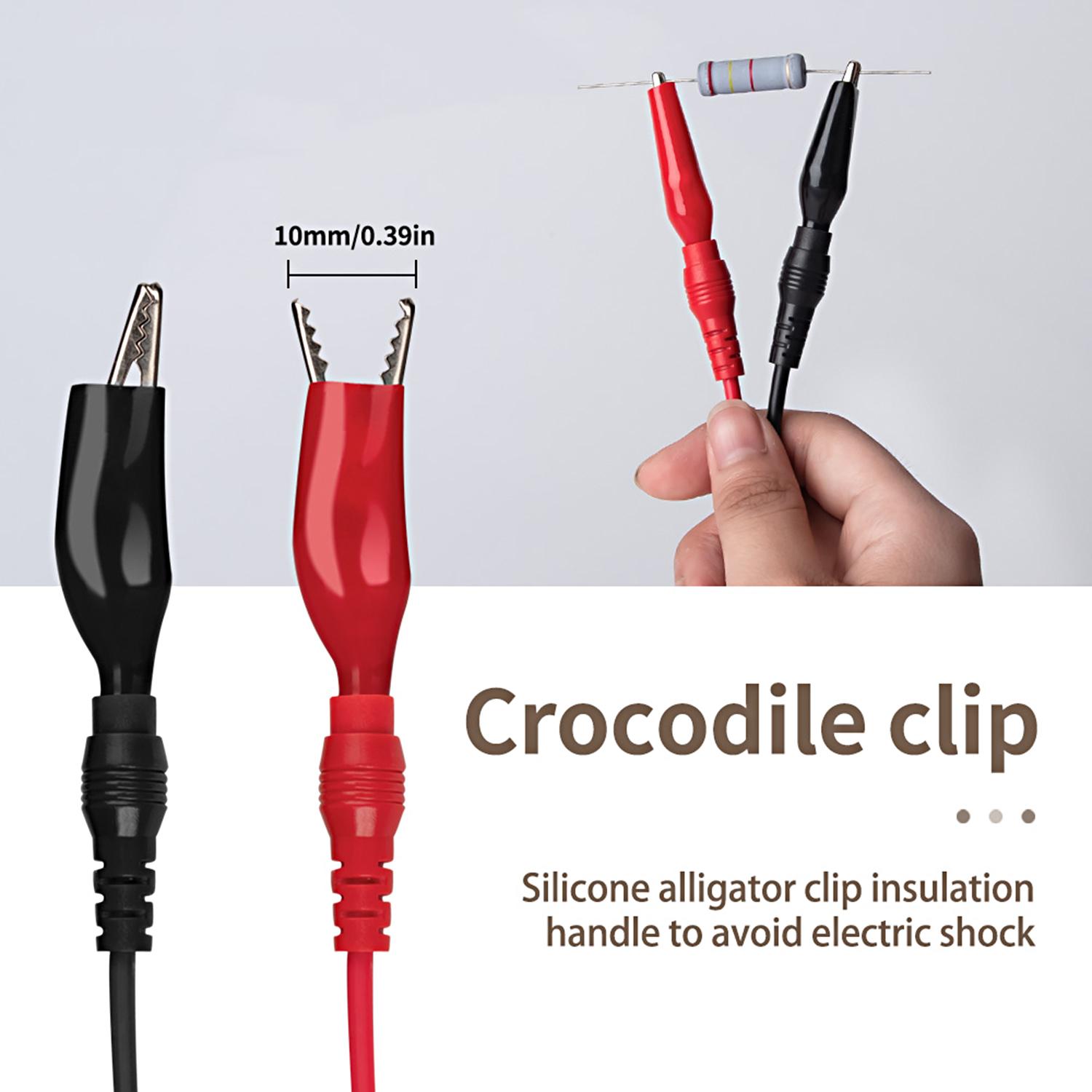 16Pcs Multifunctional Digital Test Set Super Sharp Tips Silicone Test Lines Electronic Test Probe Kit
16Pcs Multifunctional Digital Test Set Super Sharp Tips Silicone Test Lines Electronic Test Probe Kit