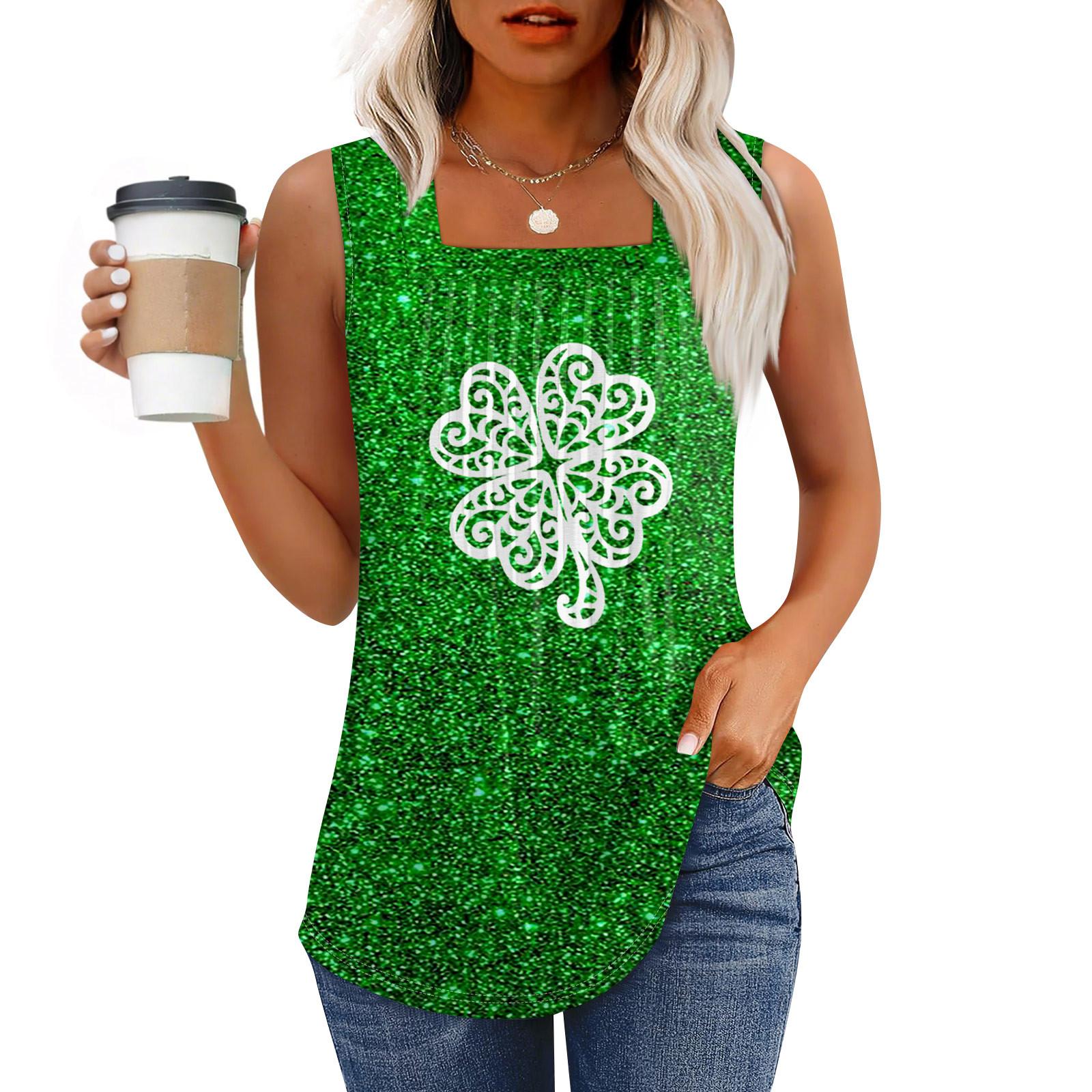 Майка для женщин летние наряды без рукавов St. Блузки с принтом ко Дню Святого Патрика, свободные рубашки в складку, квадратный вырез XXXL белый
Майка для женщин летние наряды без рукавов St. Блузки с принтом ко Дню Святого Патрика, свободные рубашки в складку, квадратный вырез XXXL белый