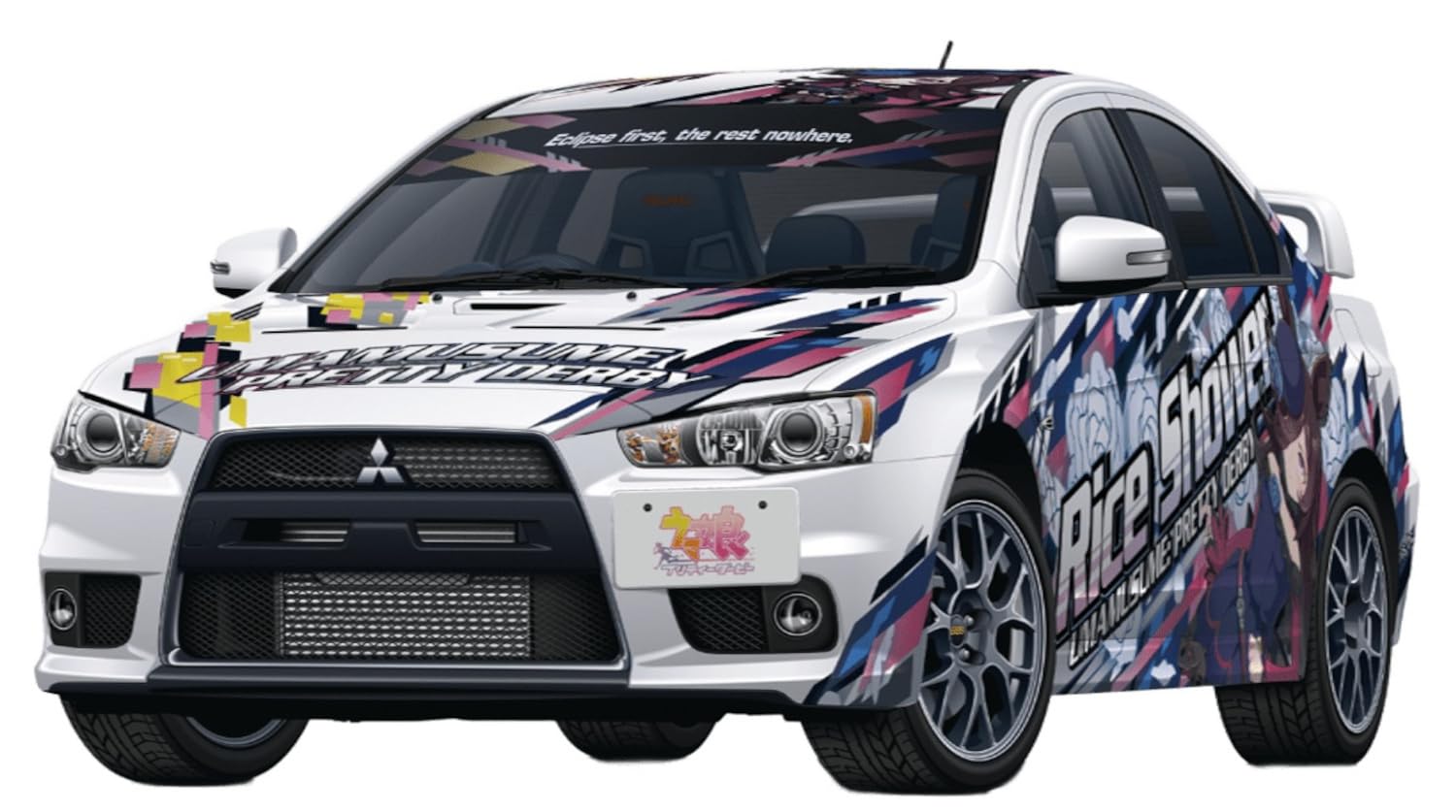 Aoshima Bunka Kyozai Серия Иташа Uma Musume Pretty Derby Mitsubishi CZ4A Lancer Evolution X Final Edition Пластиковая модель ООО. (АОСИМА) 1/24 
Aoshima Bunka Kyozai Серия Иташа Uma Musume Pretty Derby Mitsubishi CZ4A Lancer Evolution X Final Edition Пластиковая модель ООО. (АОСИМА) 1/24