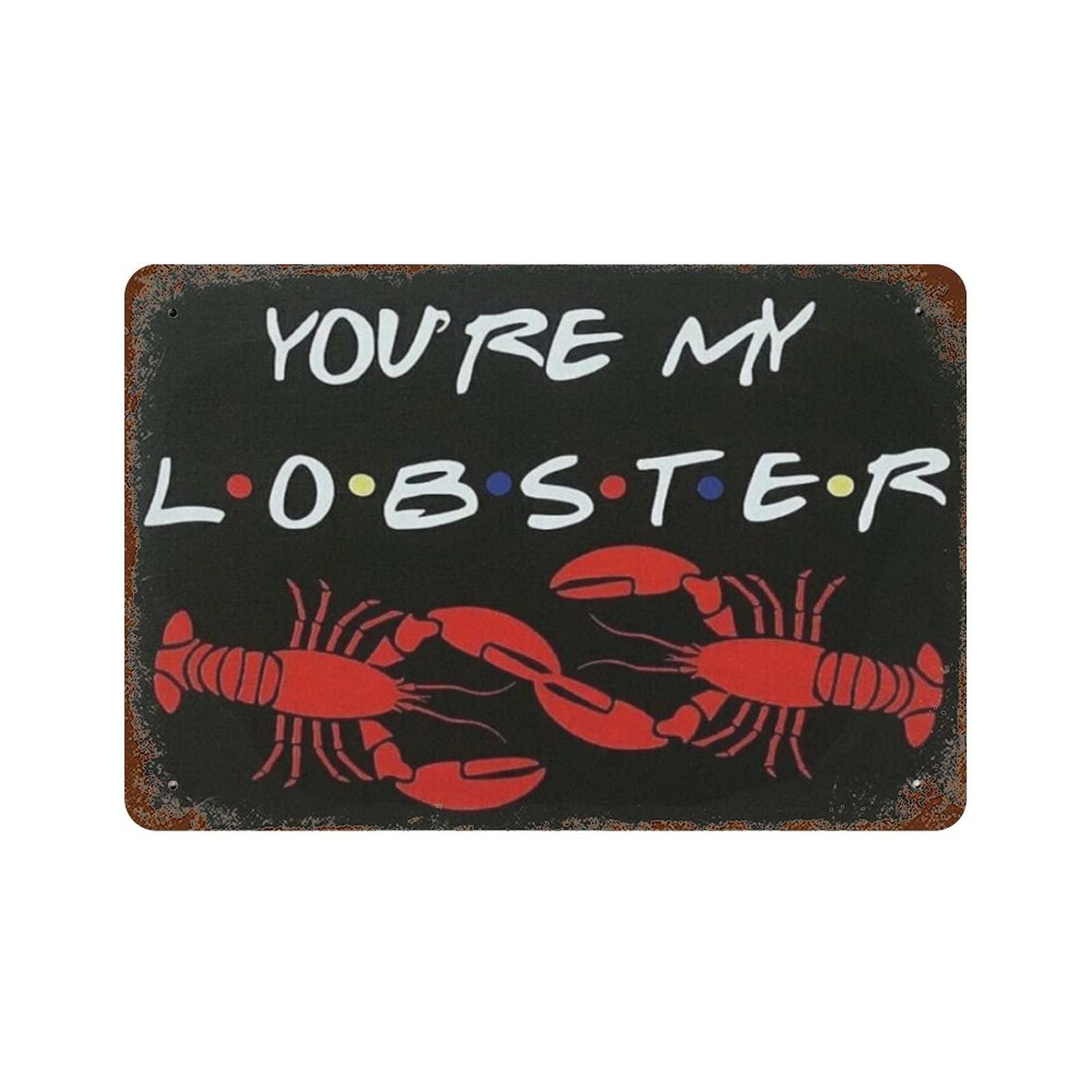 Vintage Metal Tin Sign Youre My Lobster Valentines Day Sign Funny Novelty Kitchen Bar Club Garage Garden Home Decor Wall Art T 20x30cm(7.8x11.8inch)
Vintage Metal Tin Sign Youre My Lobster Valentines Day Sign Funny Novelty Kitchen Bar Club Garage Garden Home Decor Wall Art T 20x30cm(7.8x11.8inch)
