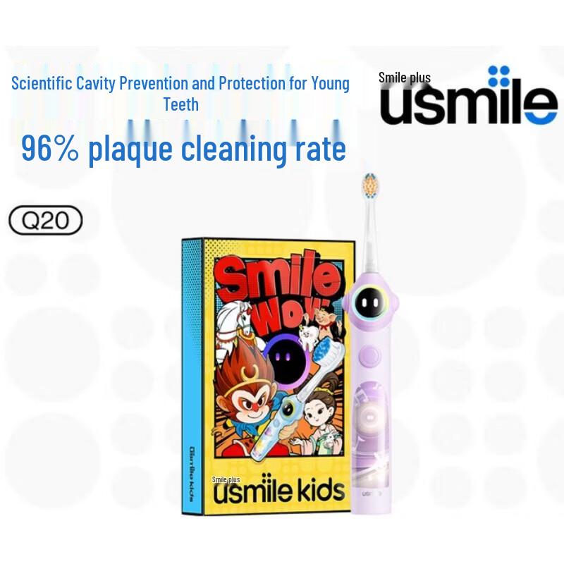 usmile Q20 Kids Smart Electric Toothbrush CN plug (adapter included)
usmile Q20 Kids Smart Electric Toothbrush CN plug (adapter included)