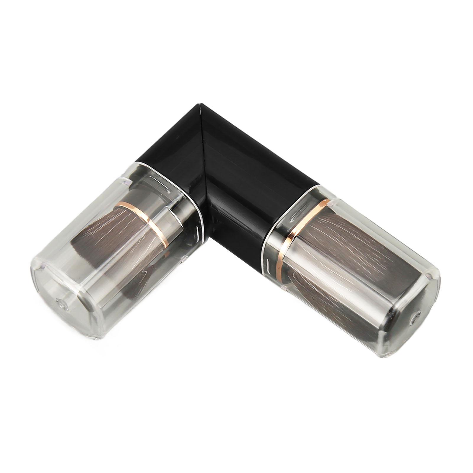 Powder Brush Black Rotating Handle Retractable Dual Ended Portable Soft Bristles Foundation Brush
Powder Brush Black Rotating Handle Retractable Dual Ended Portable Soft Bristles Foundation Brush