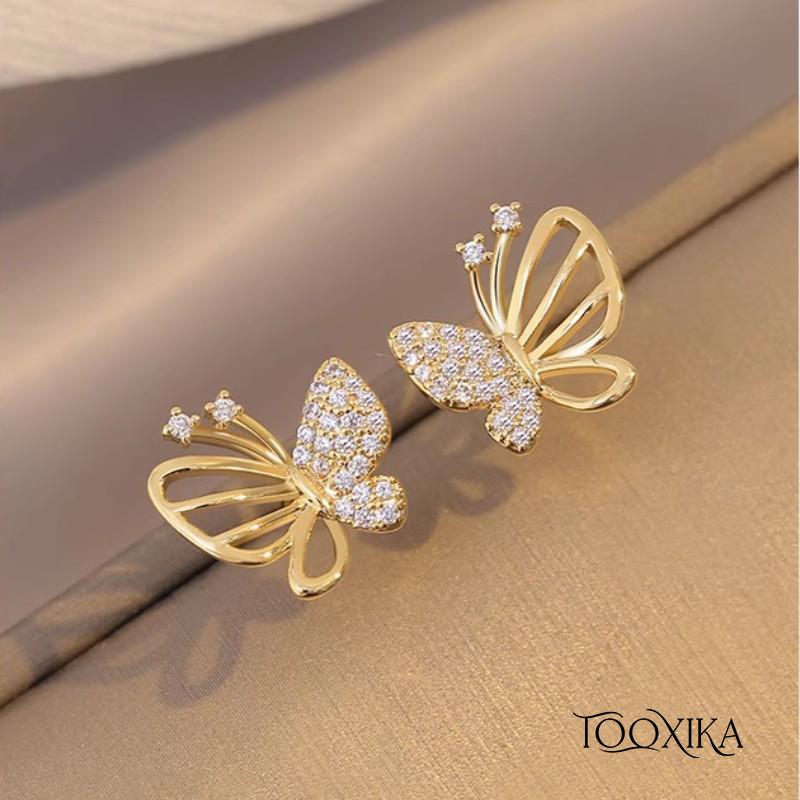 Серьги Tooxika с микроинкрустацией бабочкой и цирконом, высококачественные легкие, роскошный дизайн, темпераментные полые серьги для женщин
Серьги Tooxika с микроинкрустацией бабочкой и цирконом, высококачественные легкие, роскошный дизайн, темпераментные полые серьги для женщин